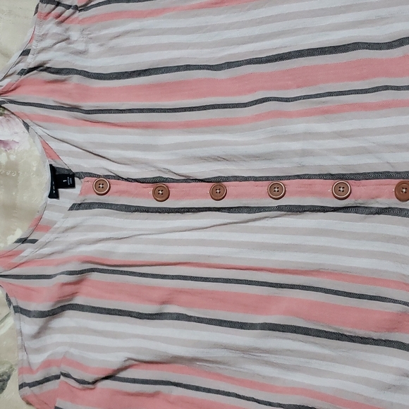 Torrid Multi Stripe Button Cami - Picture 3 of 3